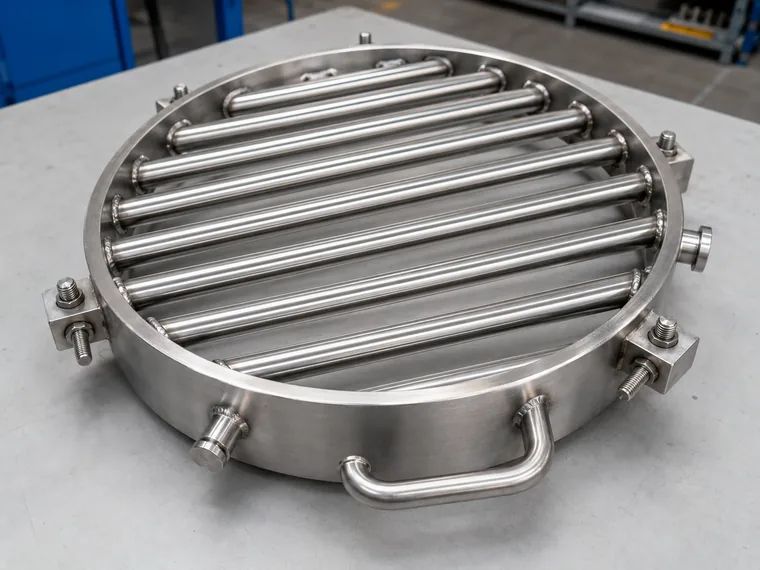 Round stainless magnetic grate