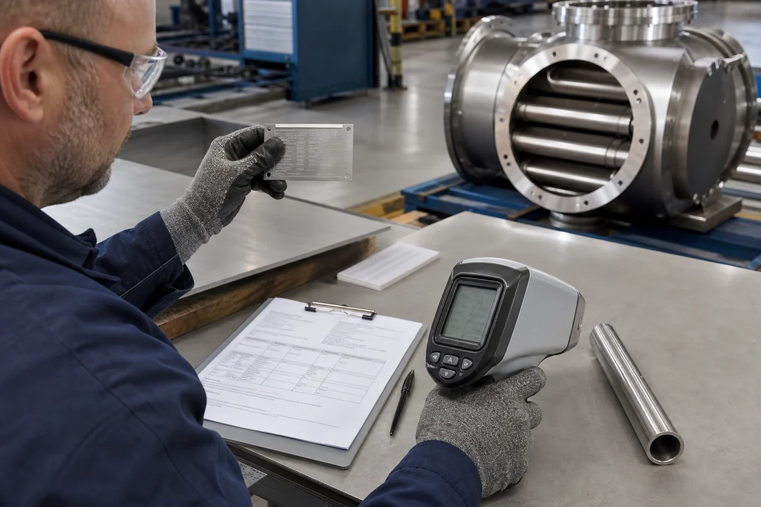 Material traceability and inspection records