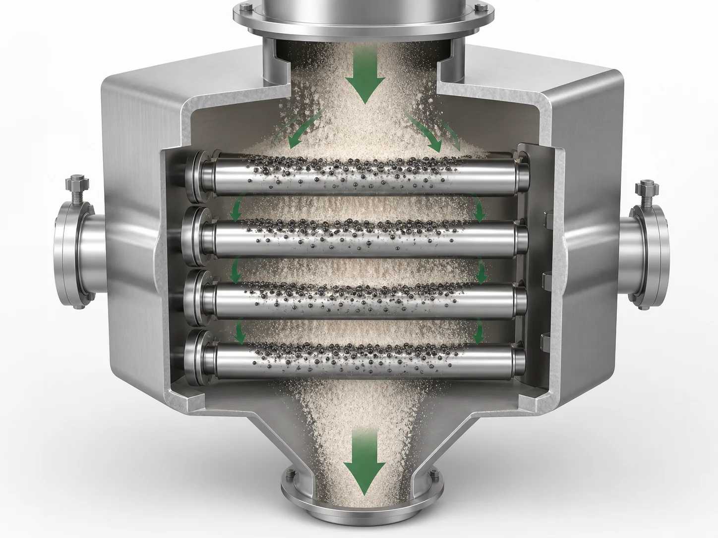 Fine iron capture for OSENC magnetic separator selection