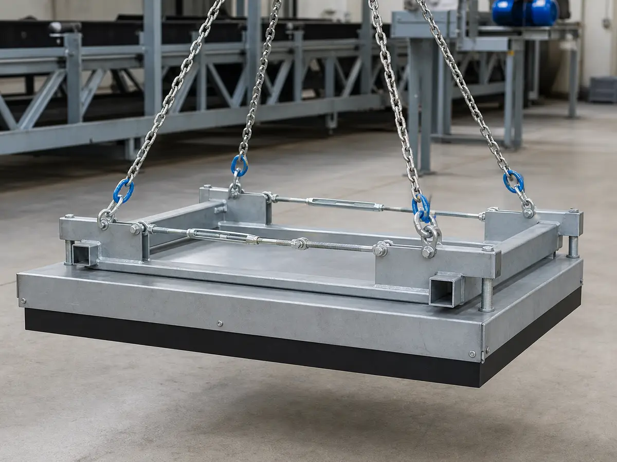 easy clean magnetic grate industrial magnetic separation scene
