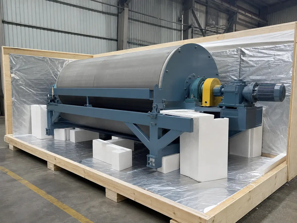 magnetic separator performance validation industrial magnetic separation scene