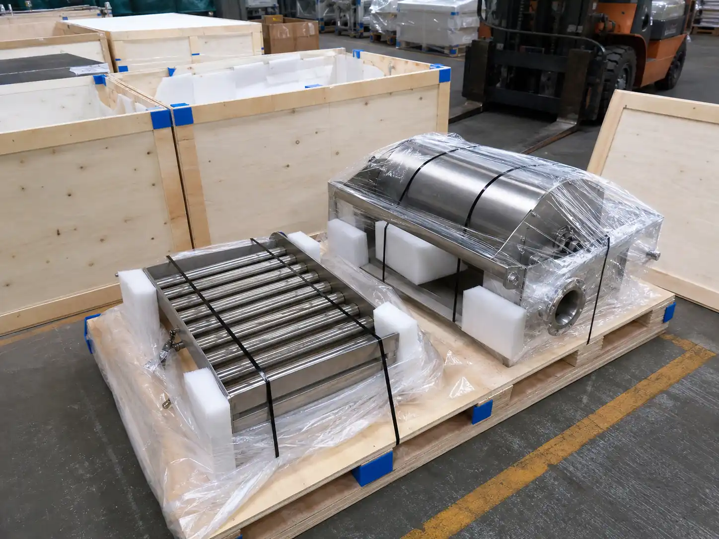 order process industrial magnetic separation scene