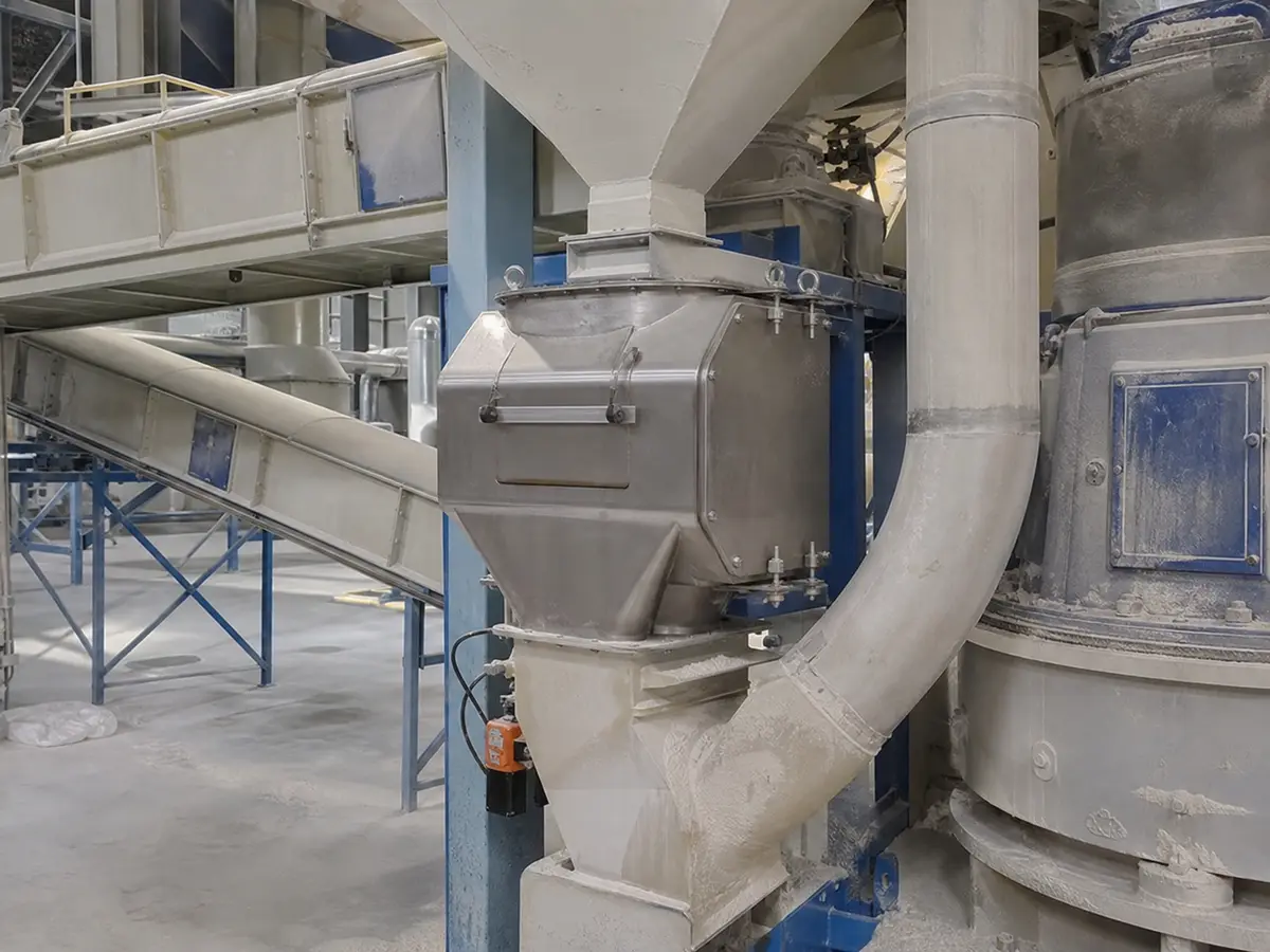rubber recycling industrial magnetic separation scene