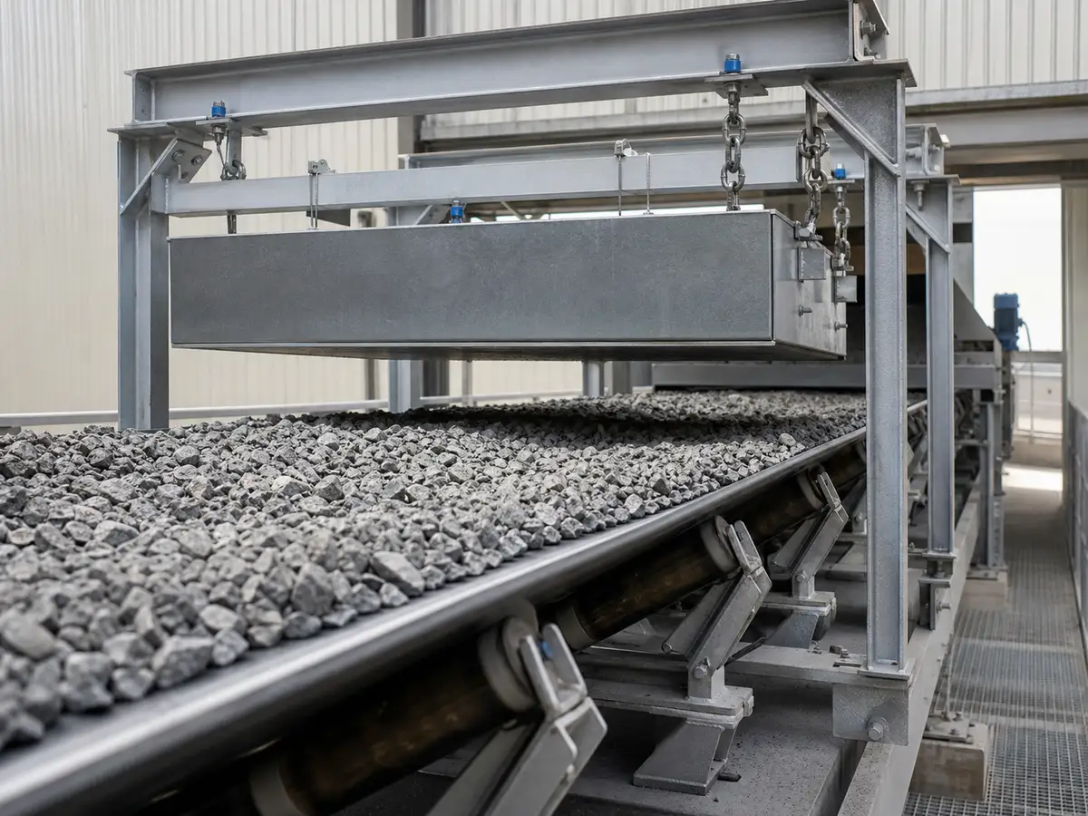 magnetic separator packaging shipping industrial magnetic separation scene