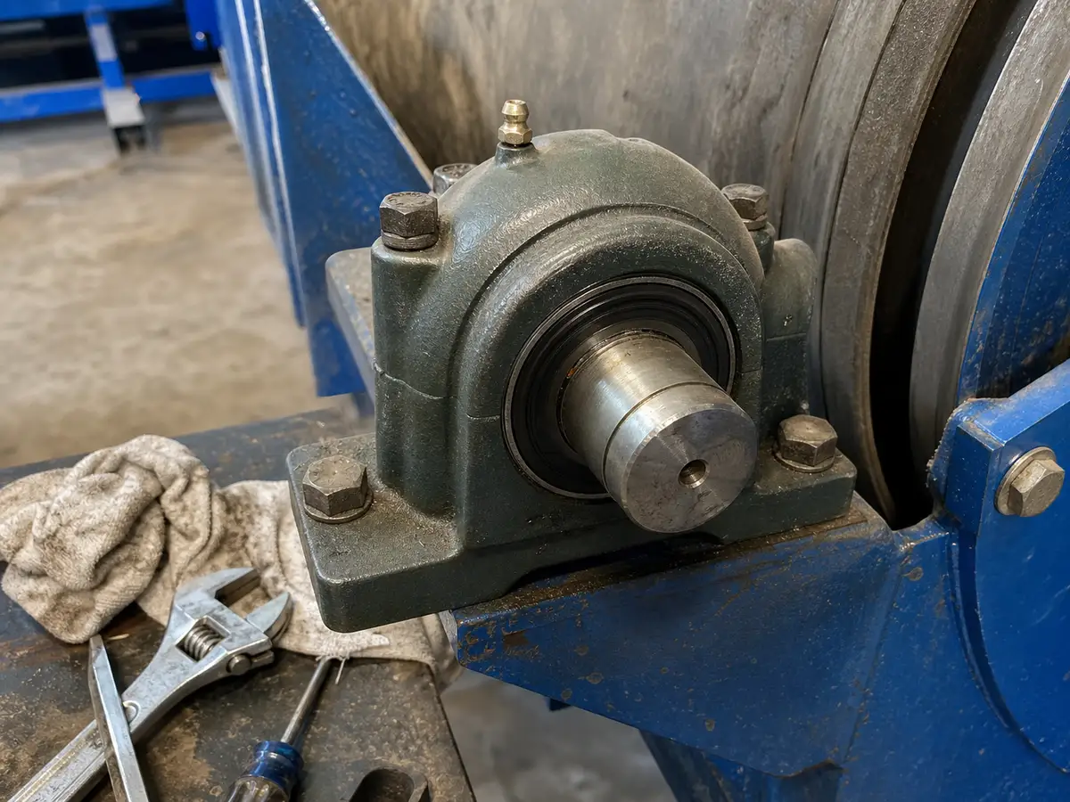 material testing industrial magnetic separation scene