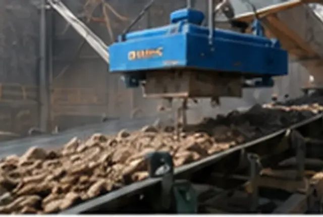 Conveyor feed before vibrating screen protection