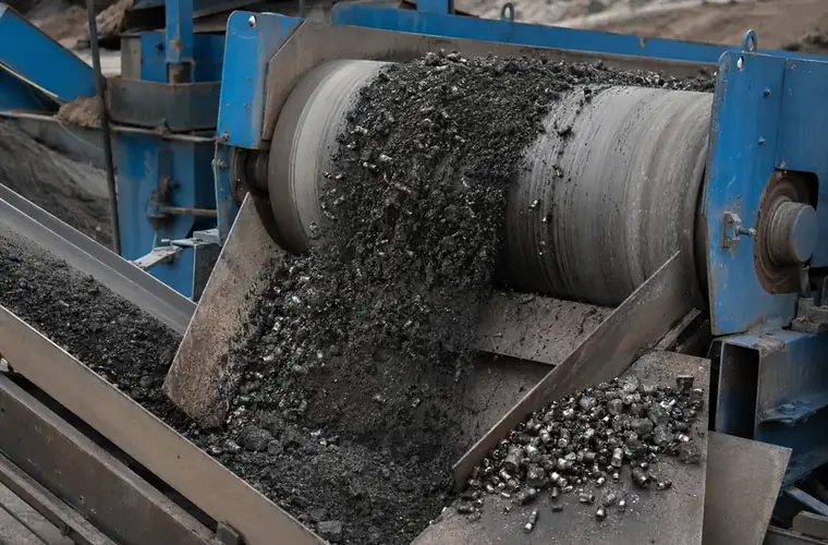 Slag and ash metal recovery line