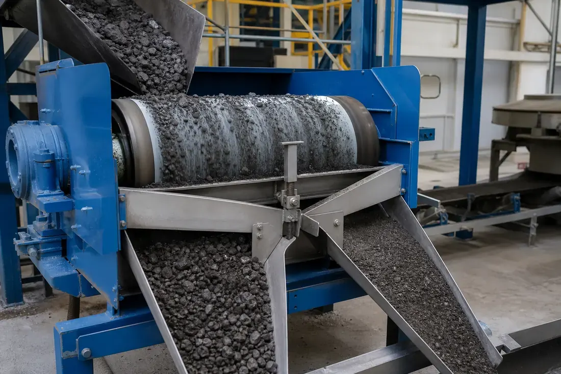 Slag Mineral Drum Separation